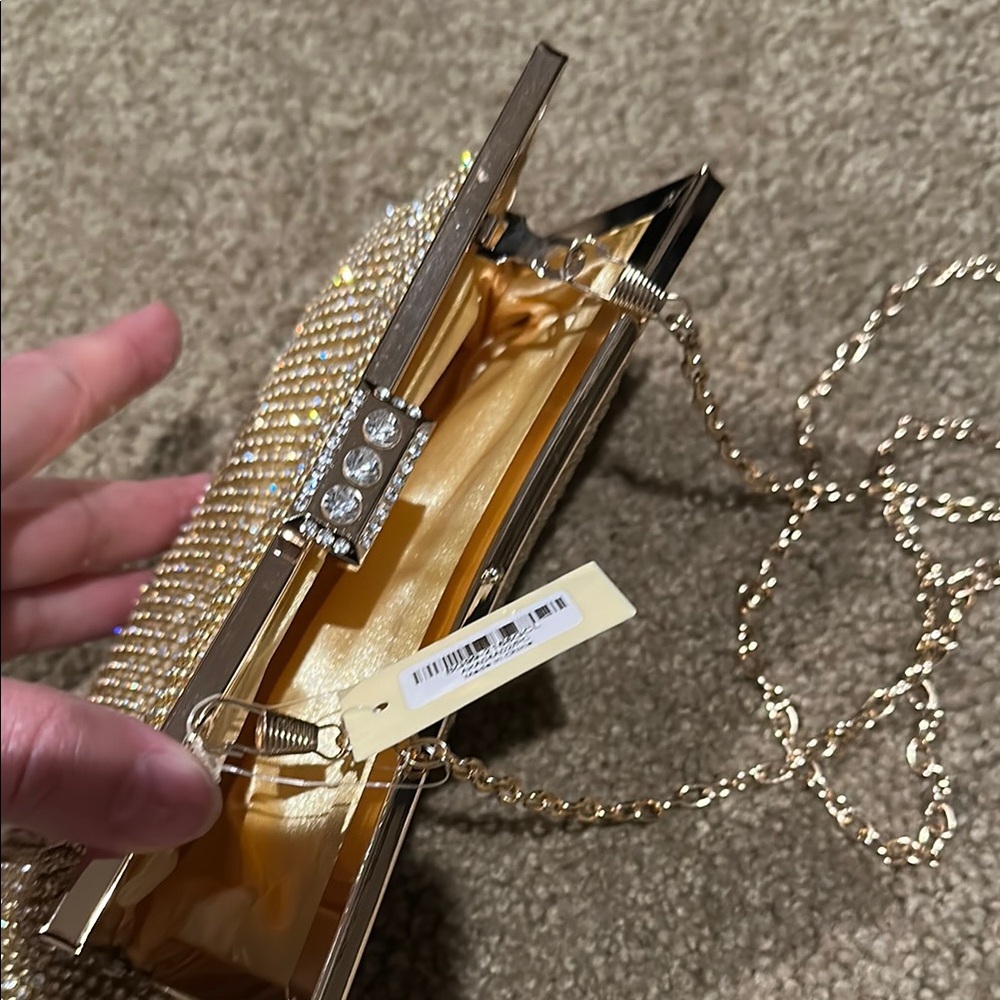 Gold Beaded Evening Bag - Picture 7 of 7